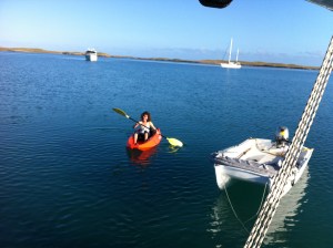 Post yoga session (first ever) on Interceptor